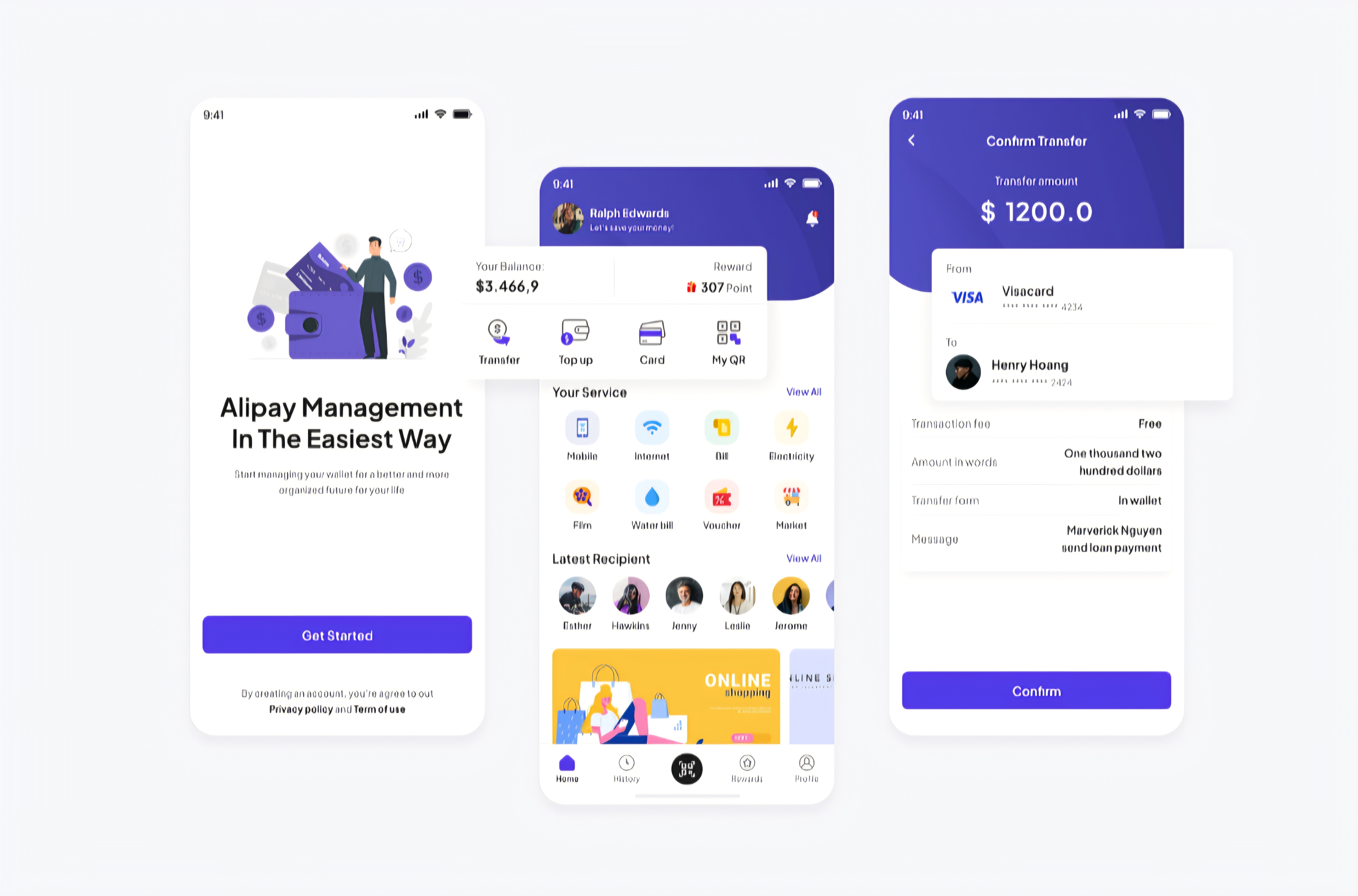 Tfpay | Template HTML PWA Mobile Dompet Elektronik screenshot 2