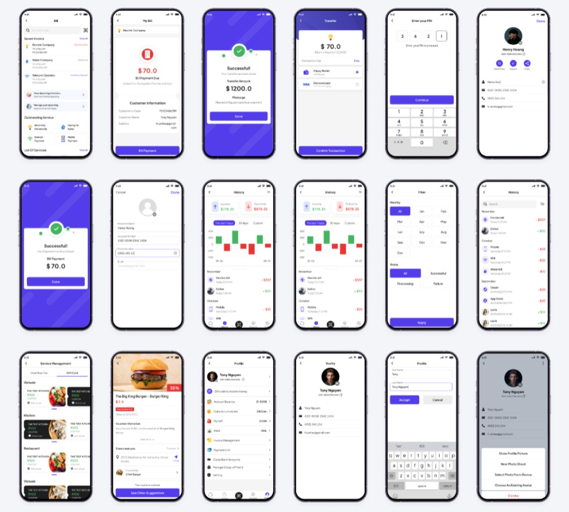 Tfpay | Template HTML PWA Mobile Dompet Elektronik screenshot 7