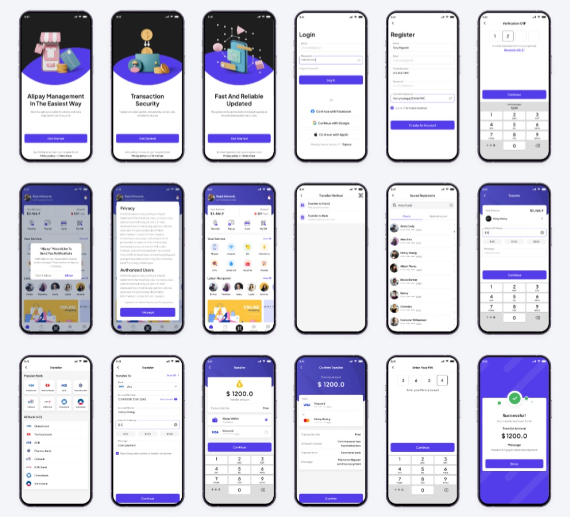Tfpay | Template HTML PWA Mobile Dompet Elektronik screenshot 6