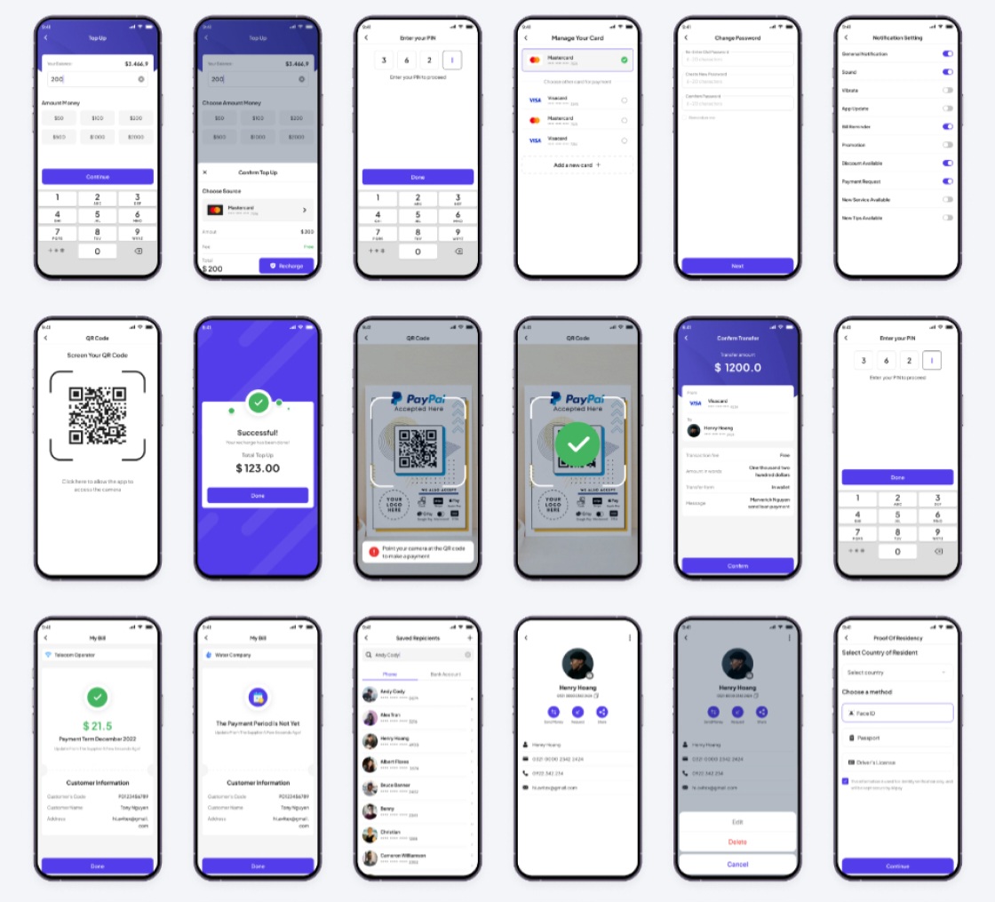 Tfpay | Template HTML PWA Mobile Dompet Elektronik screenshot 9