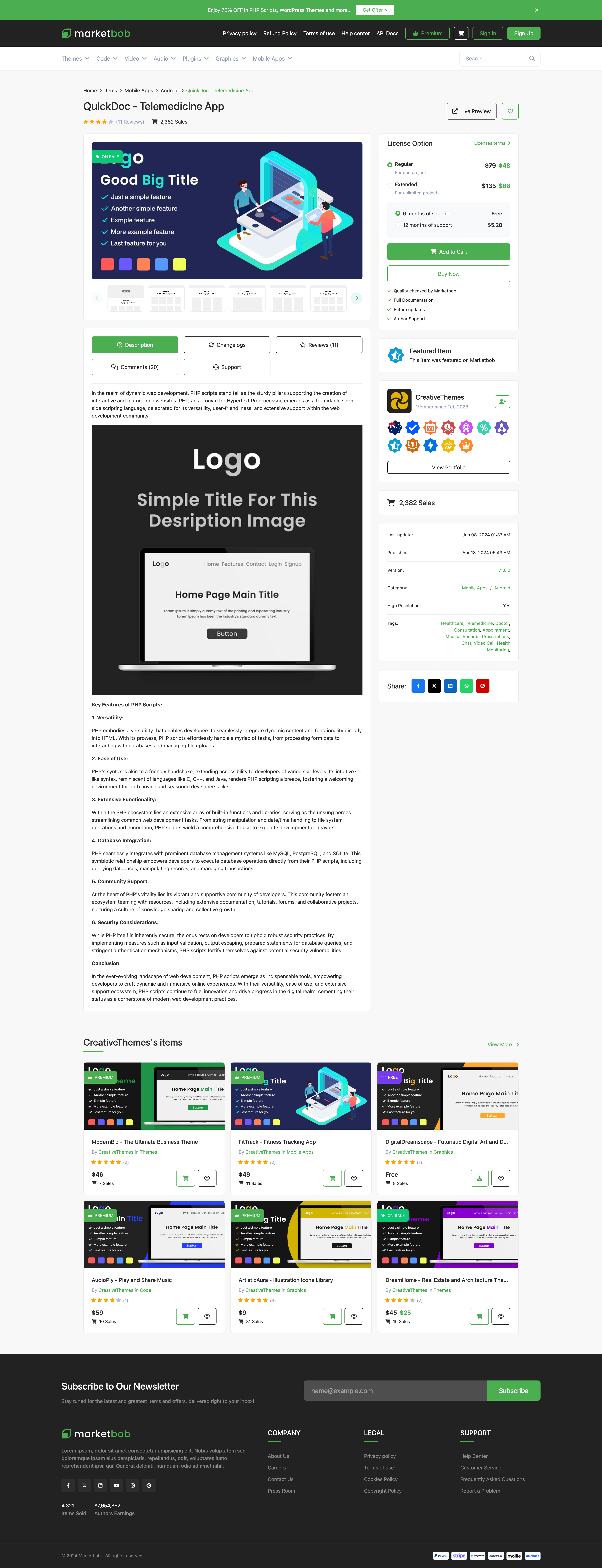 Marketbob - Web Penjualan Produk Digital Multi-Vendor (SAAS) screenshot 3