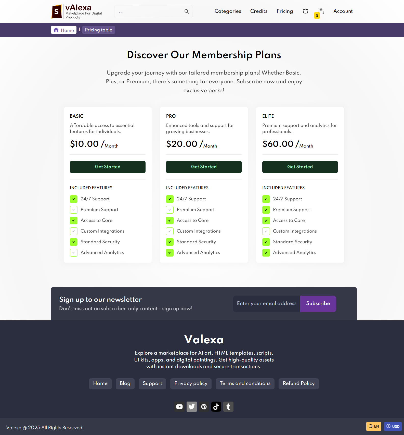 Script Web PHP Valexa untuk Menjual Produk Digital dan Unduhan Digital screenshot 6
